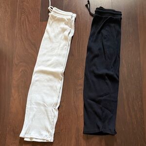 Zara womans Black and Cream midi skirts